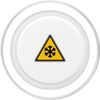 Icy Road Freeze Warning Sign PopSockets PopGrip for MagSafe