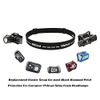Weltool Durable Elastic Headband Replacement Elastic Strap for Most Black Diamond Petzl Princeton Tec Energizer Pelican Silva Fenix Headlamps 1”Width Comfortable Headlamp Band
