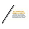 SnapSafe Motion Sensor Cordless Light Bar 20 LED, White, 13 Inches