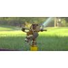 Dramm 15081 Circular Base Impulse Sprinkler with a Heavy-Duty Metal Base, Red
