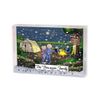 PrintedPerfection.com Personalized Camping Couple, Two Children Snow Globe Frame Gift