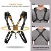 POGOLAB Double Shoulder Adjustable Sax Strap for Alto/Tenor/Baritone/Soprano