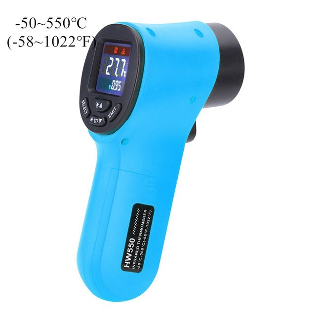 HW550 Digital LCD Infrared Thermometer Non-Contact Laser