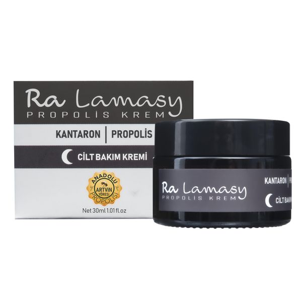 Ra Lamasy Kantaronlu Propolis Krem 30ml. Kantaron Özlü Cilt Bakım Kremi 30 ml Gece Kremi - Artvin Yöresi Anadolu Propolisi