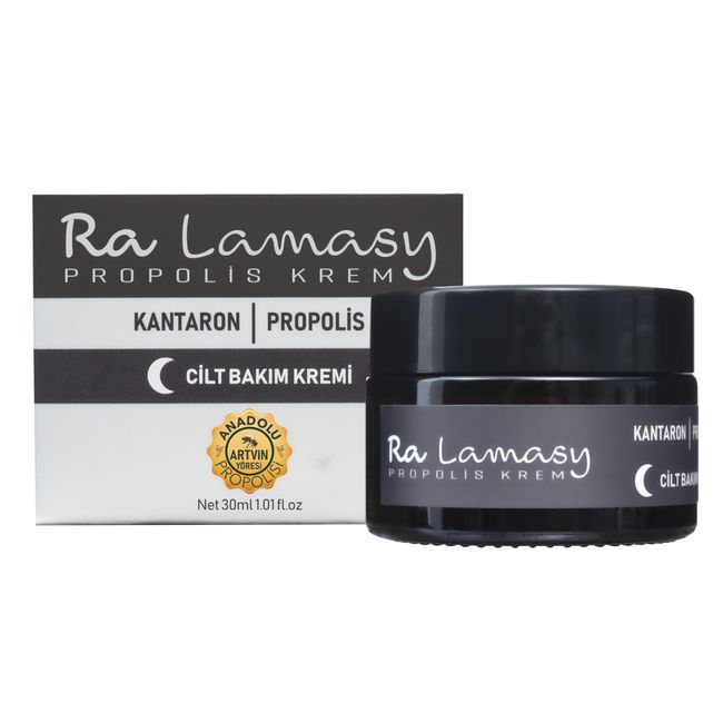 Ra Lamasy Kantaronlu Propolis Krem 30ml. Kantaron Özlü Cilt Bakım Kremi 30 ml Gece Kremi - Artvin Yöresi Anadolu Propolisi