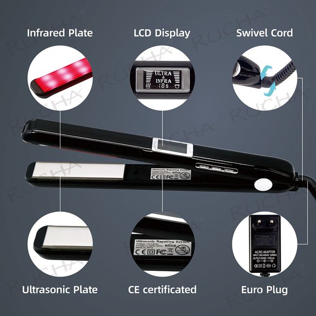 Ultrasonic cold 2024 hair straightener