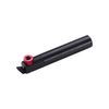 BBB Mini pump Compact Design, Lightweight, High Pumping Volume, Thumblock Lever System, NanoRoad BMP-48, Black, 110 mm