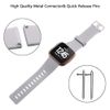 Panda Bobo Strap for Fitbit Versa 2/Fitbit Versa/Versa Lite/Versa SE Strap, Soft Silicone Sport Replacement Straps (Small, Pack B - 3 Straps)