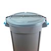 SideArm by BinClaw - Maximum Security - Trash Can Lock Security Device, Universal Fit, Dual Clasp Protection, No Tools Required (SideArm Round Trash Cans)