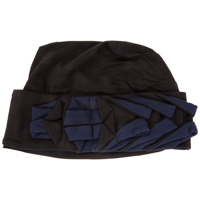 Christine Headwear Damen Nava Turban Headband, Black w/Blue, Einheitsgröße EU