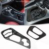 Carbon Fiber Gear Shift Panel & Handle Cover Full Kit for Dodge Challenger 2015+