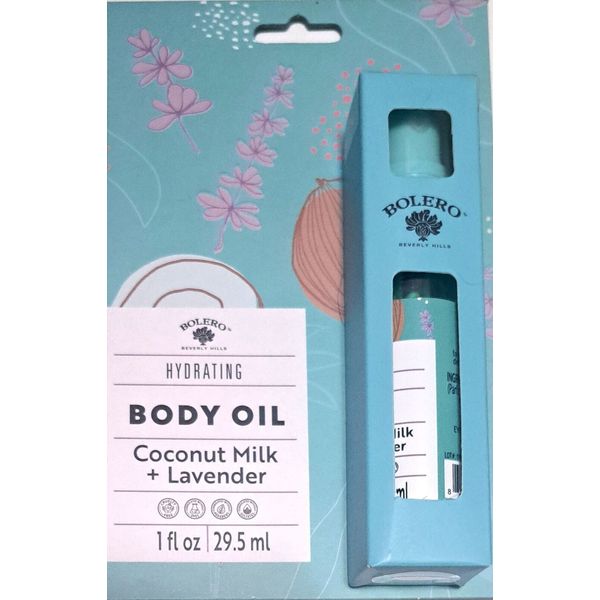 Bolero Beverly Hills Hydrating Body Oil - Coconut Milk & Lavender for all skin