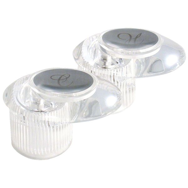 Phoenix PF287029 Catalina Faucet Replacement Handles, Clear