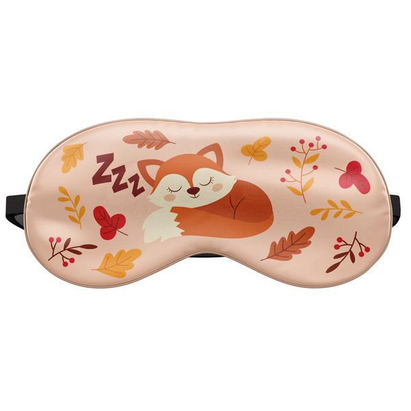 Funny Sleeping Eye Mask Soft Travel Blindfold Relax Cover Sleeping Fox ZZZ [042]