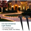 4.5 Inch Christmas Light Stakes for C7 / C9 String Lights - Ground Stakes 100pk