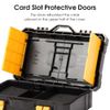 Multi-Function Camera Battery Case Anti-Shock Memory Card Holder for 2X Camera Batteries, 2X CF/XQD/CFeB, 5X SD, 6X TF, and 3X CFeA