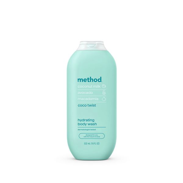 Method Body Wash, Coco Twist, Coconut Milk + Avocado + Macadamia notes, 18oz