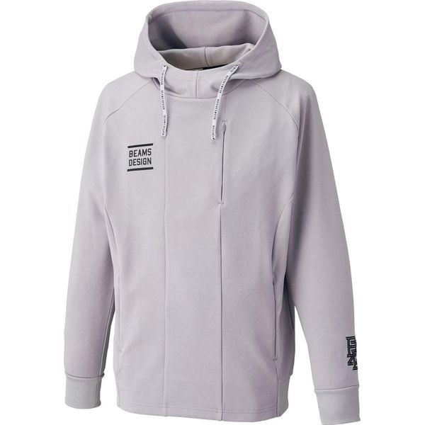 ZETT Baseball ZETT by BEAMS Design Sweatshirt Hoodie Gray (1500) XO BOS75001