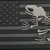 Blackout Frogman DEVGRU Bone Frog America Flag Seals Rubber Patch