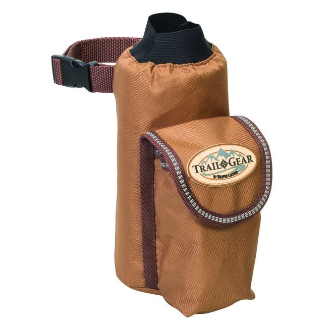 Weaver Leather Trail Gear Water Bottle Holder, Brown