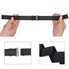 10 Pcs Black Adjustable Elastic Bands Adjustable Straps for Making Wig Cap Accessories (1 x 12 Inch)