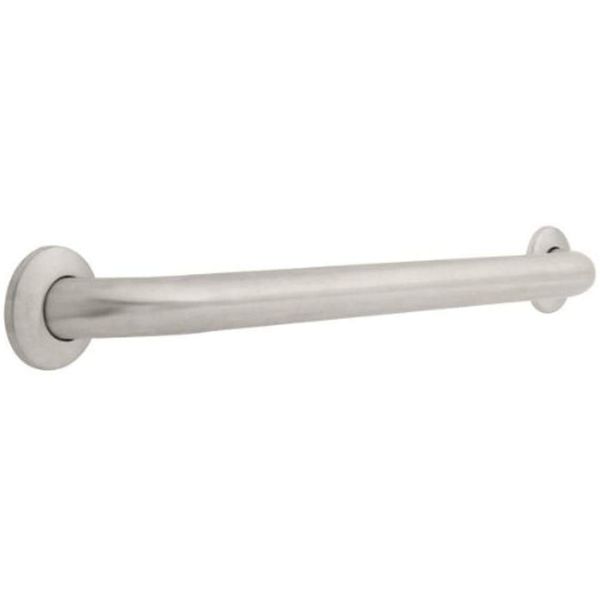 Franklin Brass 5624 1-1/2-Inch x 24-Inch Concealed Mount Safety Bath and Shower Grab Bar, Stainless