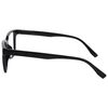 OPULIZE LEO Reading Glasses - Large Rectangular Frame - Black - Mens Womens - Spring Hinges - R55-1 - +2.50