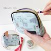 At First AF8342 Stand Makeup Pouch, Freestanding, Makeup Pouch, Compact, Green