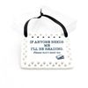 Reading gift, Ceramic plaque, Don't need me, ceramic wall hanging
