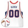 Personalized Basketball Jersey Stick-on Wall Decal (Atlanta)