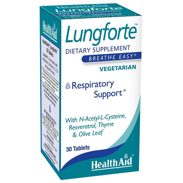 HealthAid LungForte - 30 Tablets