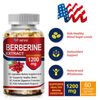 Blood Sugar Support Supplement1200mg Berberine Cinnamon Extract Maximum Strength