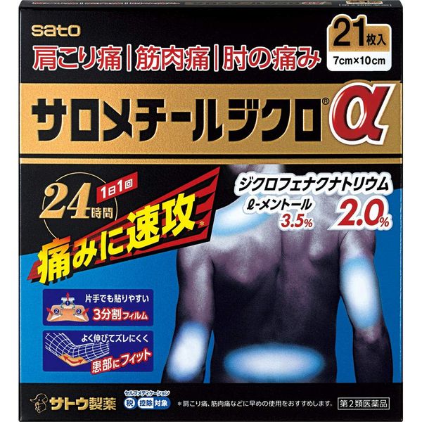 【第2類医薬品】サロメチールジクロα 21枚