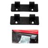 Lower Bottom Latch Hinge Replacement Part for Milwaukee 0880-20 M18 Vacuum, 2pcs Black
