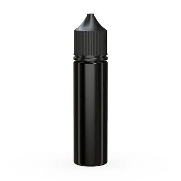 CHUBBY GORILLA 60ML V3 PET AUTHENTIC Bottles(5pack)OPAQUE BLACK BOTTLE/BLACK LID