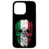 Italian Flag Skull | Gothic Rock Italy Case for iPhone 15 Pro Max