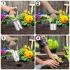 10pcs Adjustable Seed Dispenser Garden Planter Green Manual Sower Hand Tool
