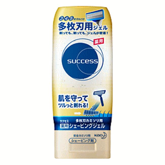 Kao Success Medicated Shaving Gel for Multi-blade Razor 180g *Due to package renewal, the package may differ from the image. Thank you for your understanding. [Quasi-drugs]