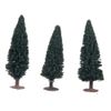 40pcs Model Pine Trees Deep Green Christmas Village HO Scale Railway Layout