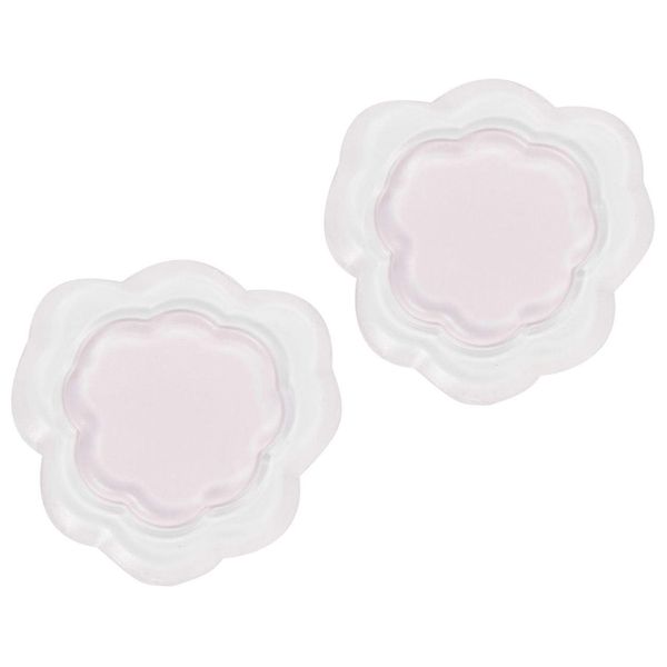 FOOT PETALS Tip Toes Technogel with SOFT SPOTS Dual Density Ball of Foot Cushion Pads for Shoes - 1 Pair - Clear/Pink