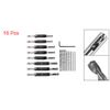 16pcs Self Centering Drill Bit Set 5/64" - 1/4" Door Hinge Drill Bit High Speed
