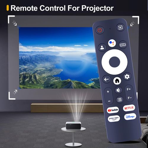 HZIME New Voice Replacement Remote Control Compatible for PUTRIMS ​K12 Smart Home Projector