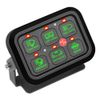 6-Gang Switch Panel Relay Automatic Dimmable Circuit Control Box Car Marine 12V