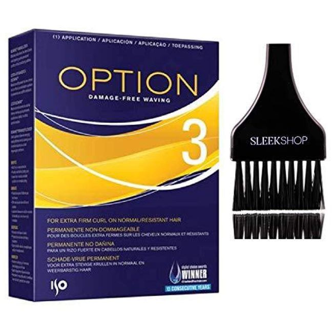 lSO OPTION Perm, Damage-Free Waving (with Sleekshop Tint Brush) Perming Hair Curls Coils (OPTION 3 VERSION #3)