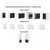 Omega 240 Kitchen Wall Cupboard 40 cm Black and White
