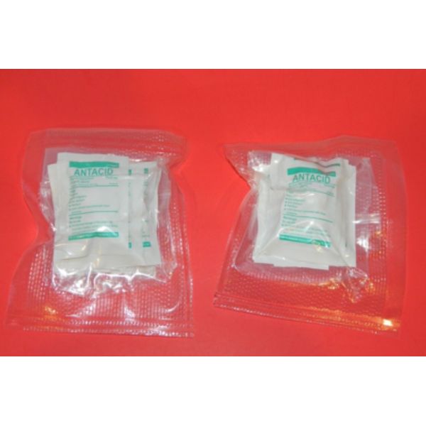 20 Antacid Packets x 2 tablets per pack Vacuum Sealed Free Shipping