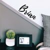 RoomMates RMK4771SCS Black Brush Script Alphabet Peel and Stick Wall Decals