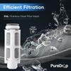 PureDrop PDR-50WSP Spin Down Sediment Filter, Whole House Sediment Filter