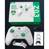 Joso Wireless Controller for Switch/PS4/Android/iOS/PC Gaming Controller with Phone Holder/Double Trigger Key/Hall Effect/Turbo/Macro programmable/Remote Play/Xbox Cloud Gaming/Steam White