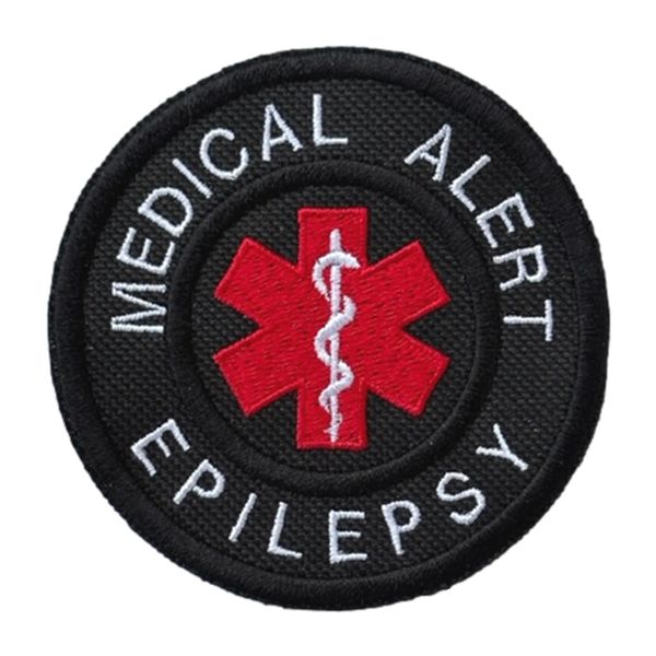Smartbadge® Epilepsy Medical Alert Symbol Embroidered Patch Badge (A)